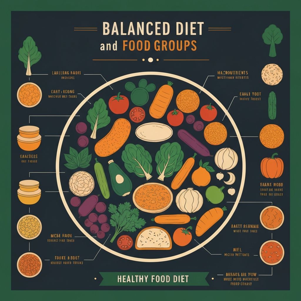 Illustration of balanced nutrition